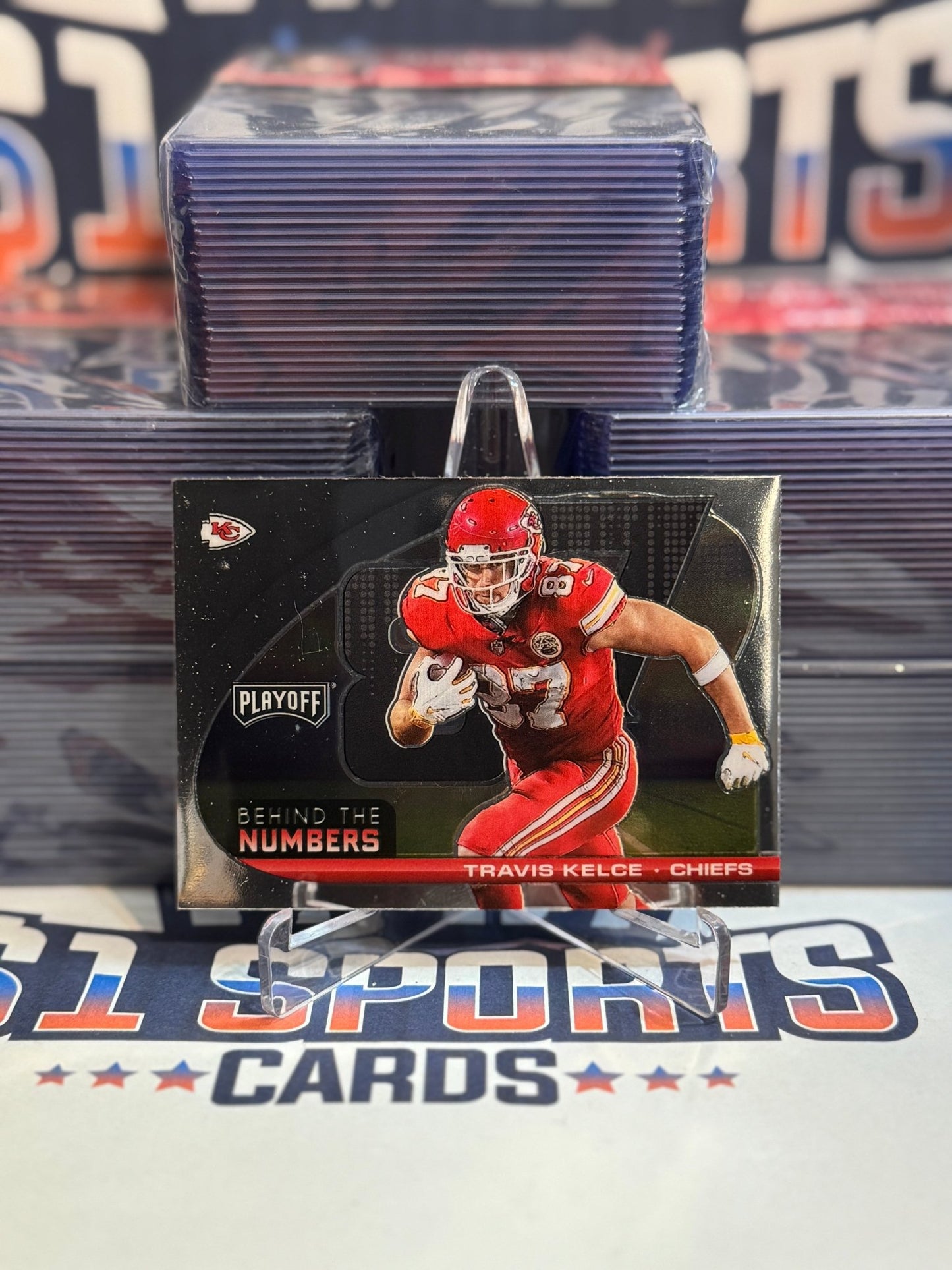 2021 Panini Playoff (Behind The Numbers) Travis Kelce #BTN - TKE