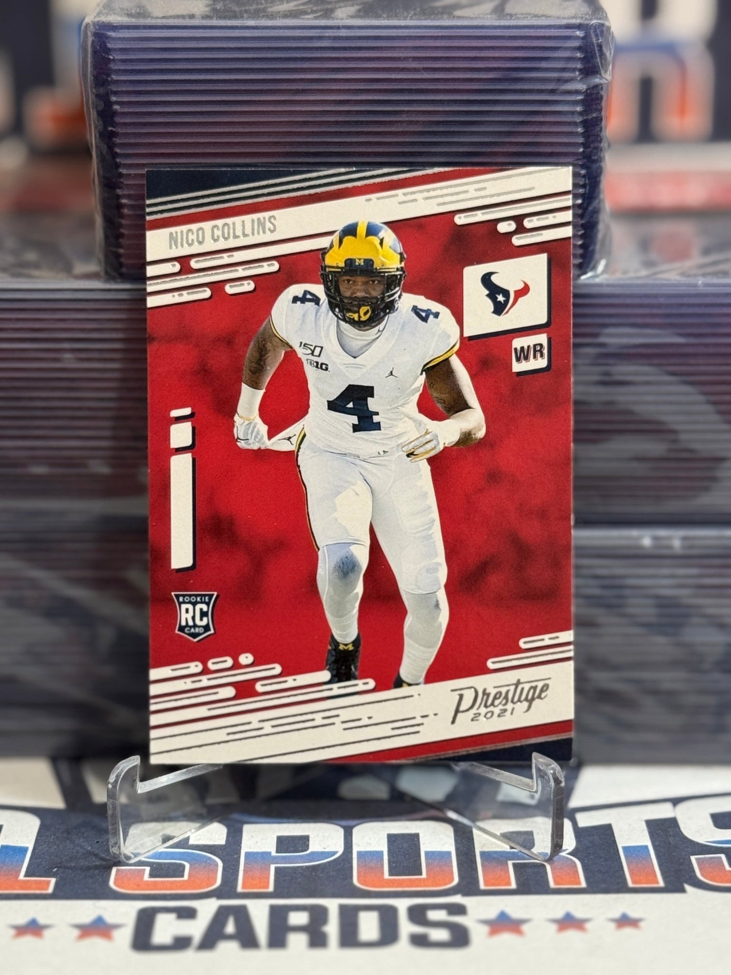 2021 Panini Prestige Nico Collins Rookie 237