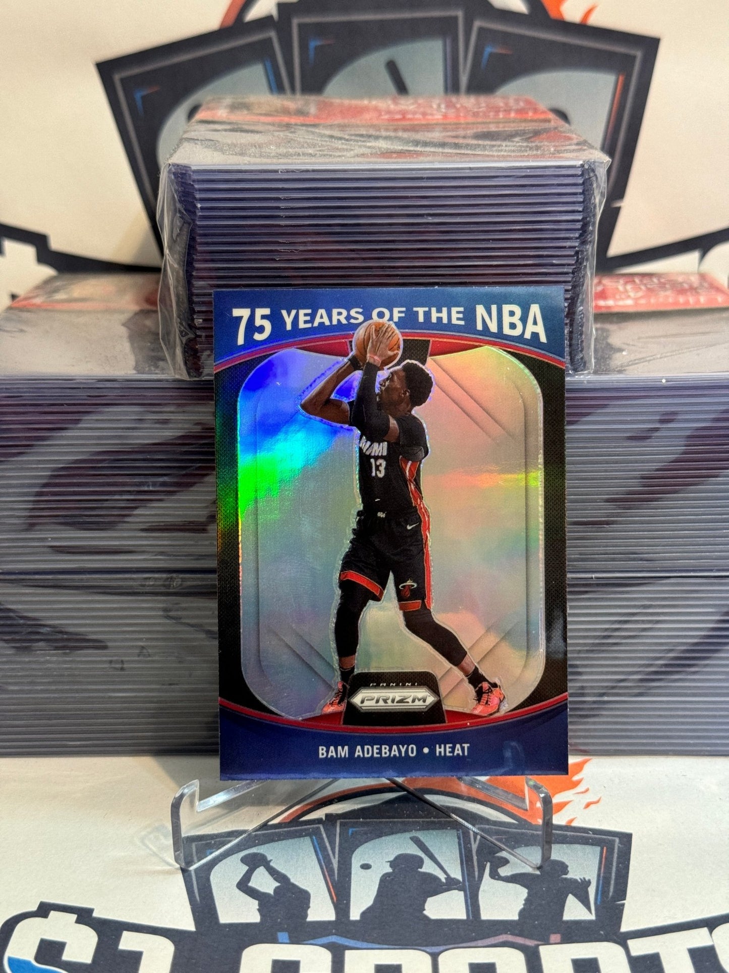 2021 Panini Prizm (75 Years of the NBA) Bam Adebayo #10