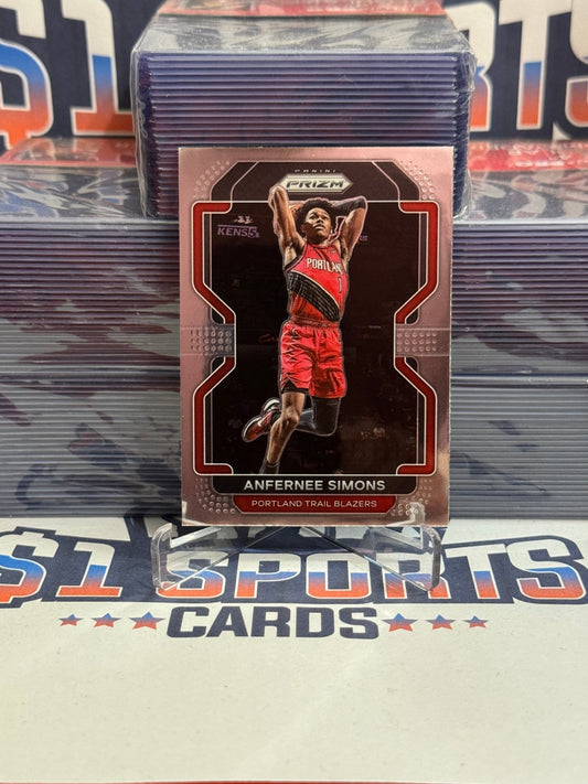 2021 Panini Prizm Anfernee Simons #168