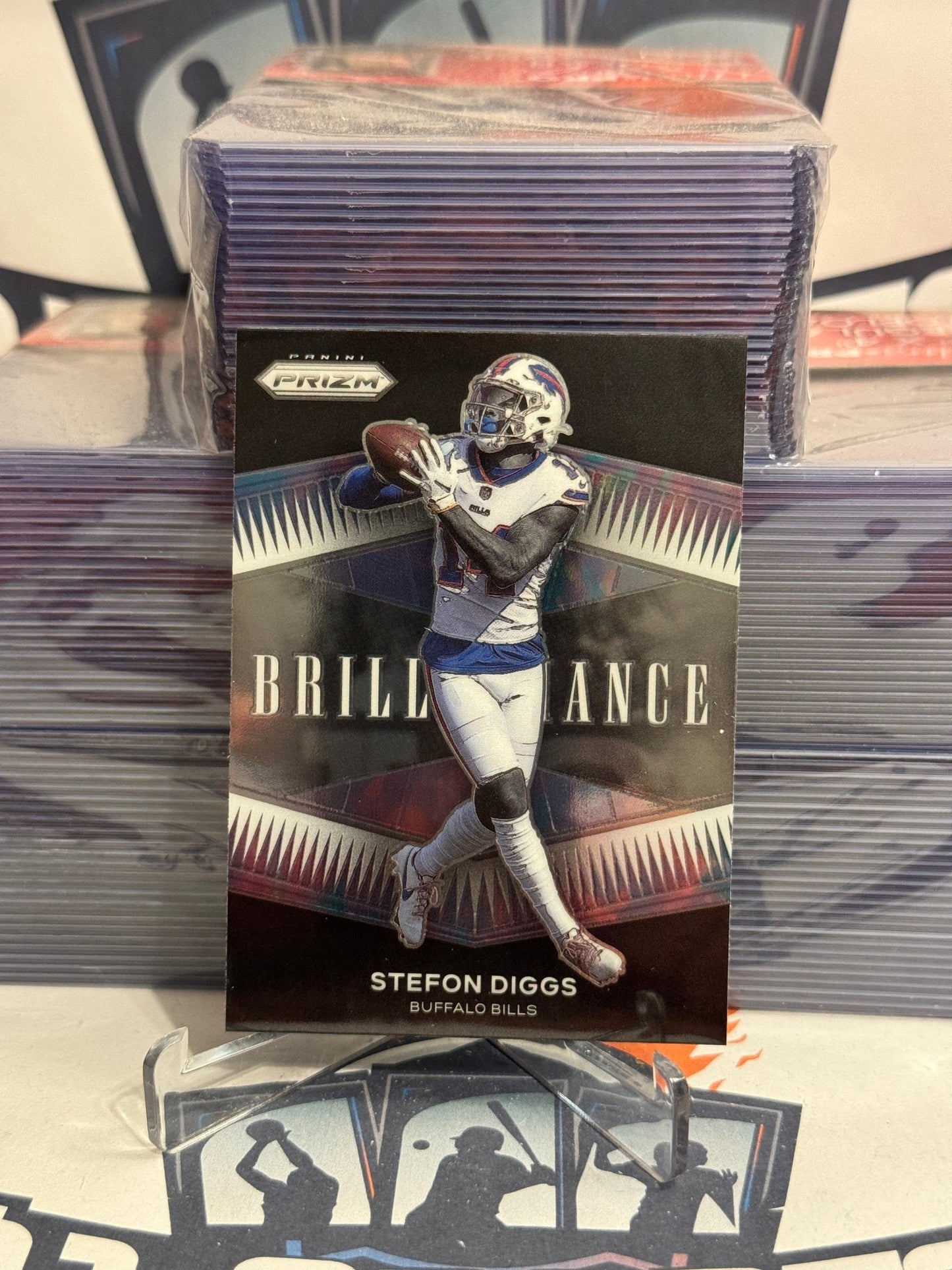 2021 Panini Prizm (Brilliance) Stefon Diggs #B-18