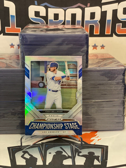 2021 Panini Prizm (Silver Prizm, Championship Stage) Cody Bellinger #CS1