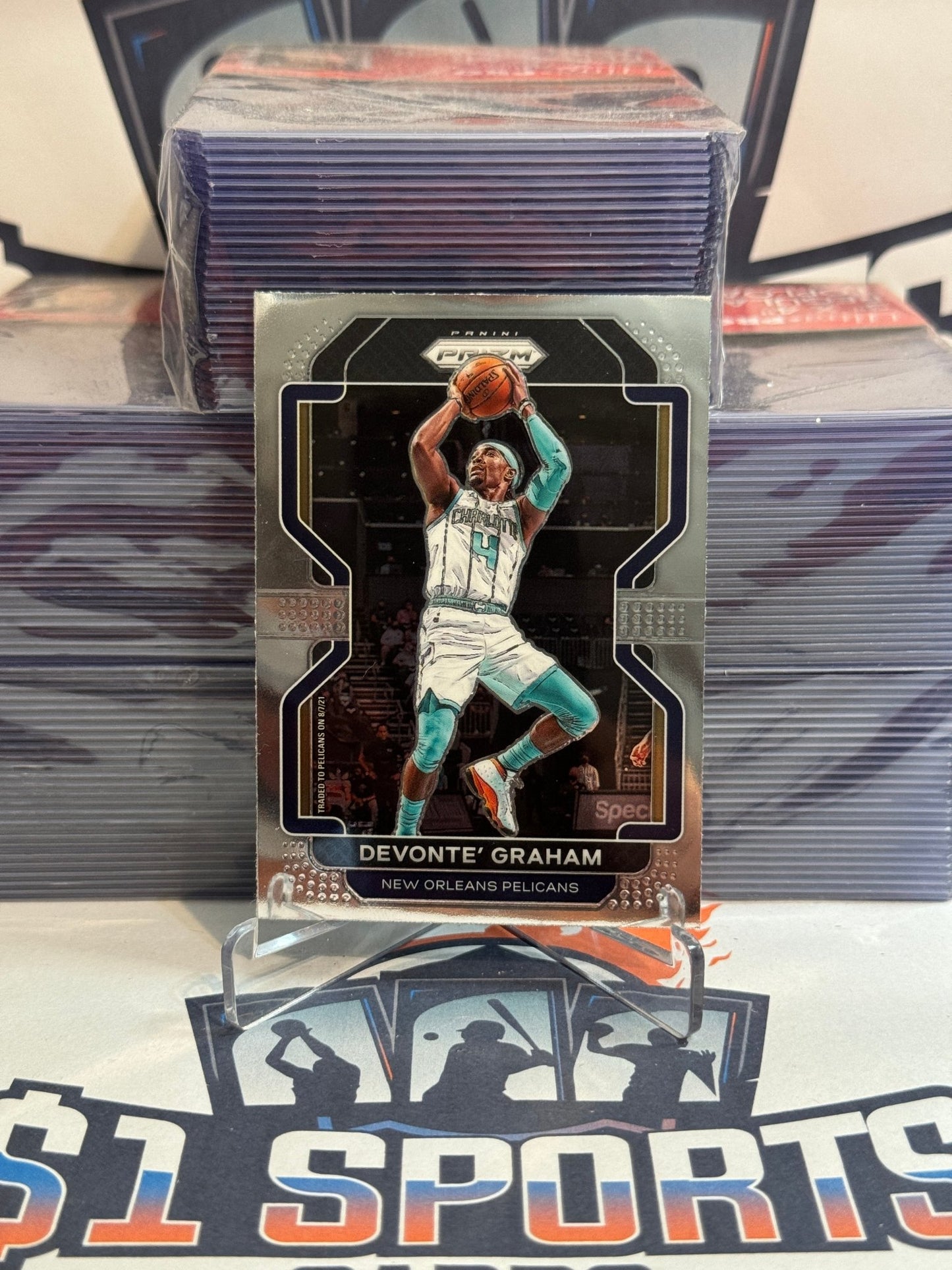 2021 Panini Prizm Devonte' Graham #184