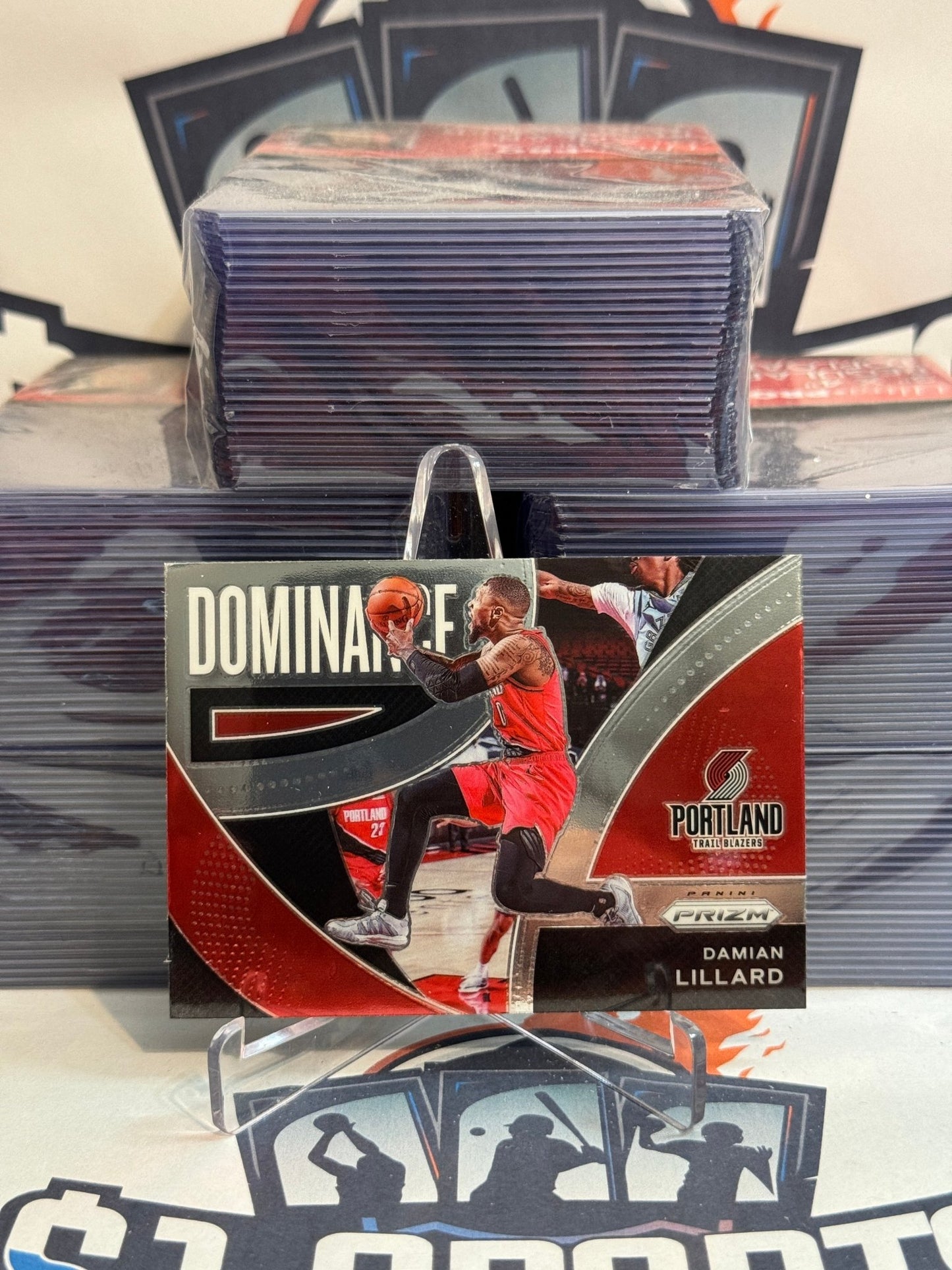 2021 Panini Prizm (Dominance) Damian Lillard #18