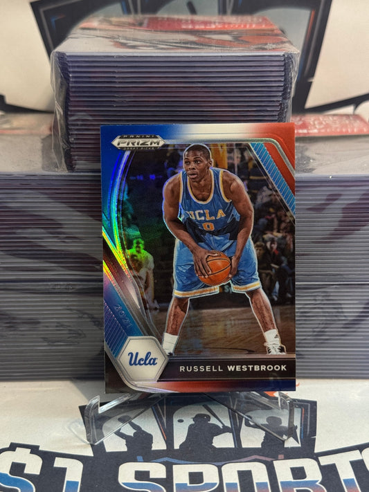 2021 Panini Prizm Draft Picks (Red White Blue Prizm) Russell Westbrook #54