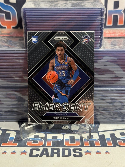 2021 Panini Prizm (Emergent) Tre Mann Rookie 21