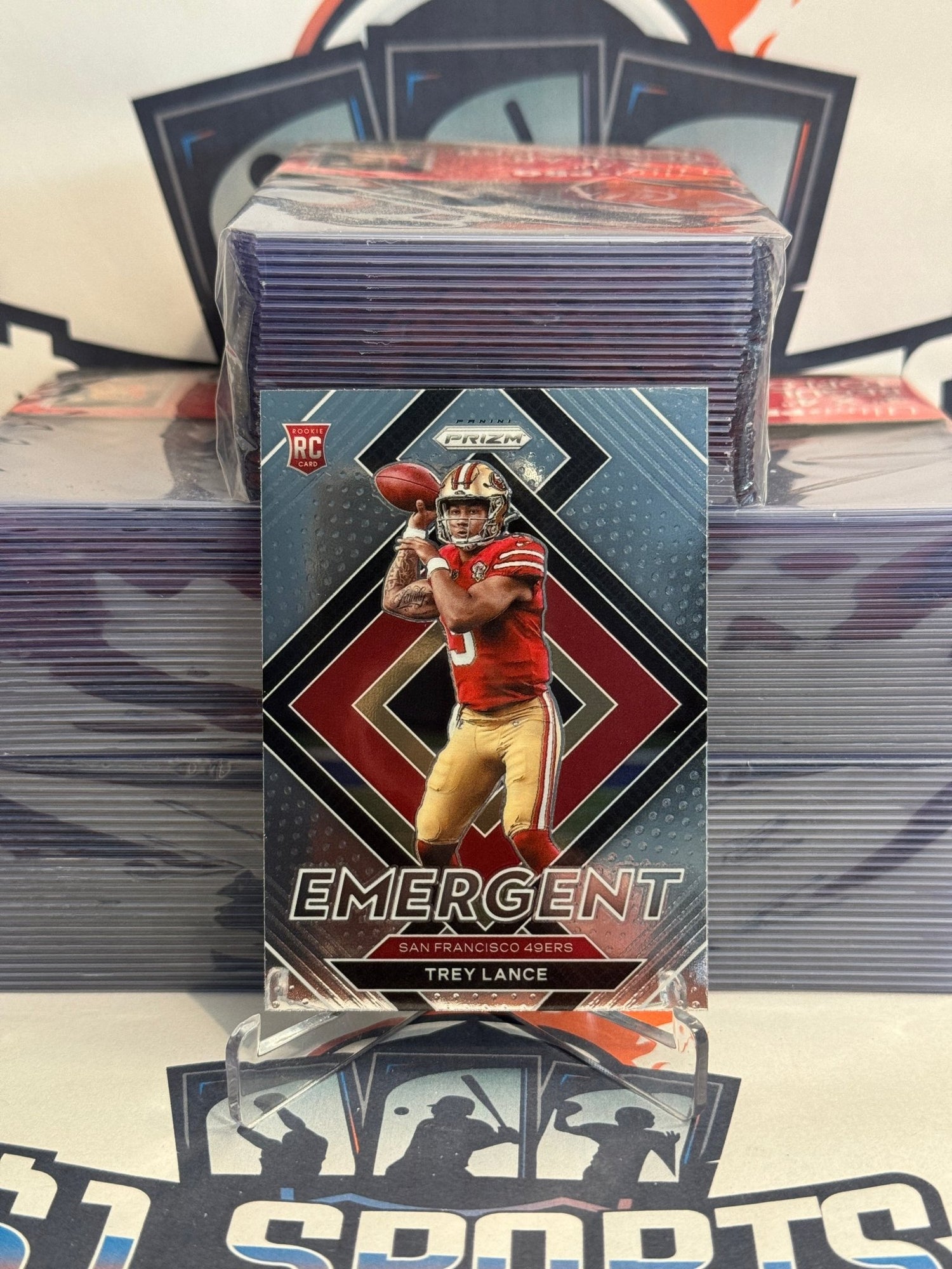 2021 Panini Prizm (Emergent) Trey Lance Rookie #E-3