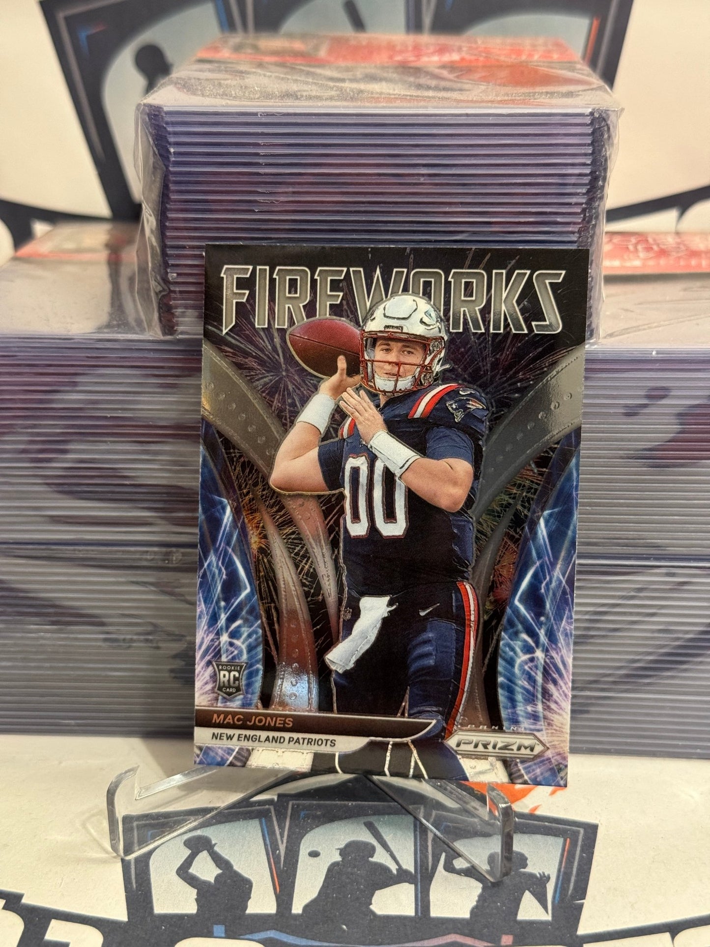 2021 Panini Prizm (Fireworks) Mac Jones Rookie #F-25