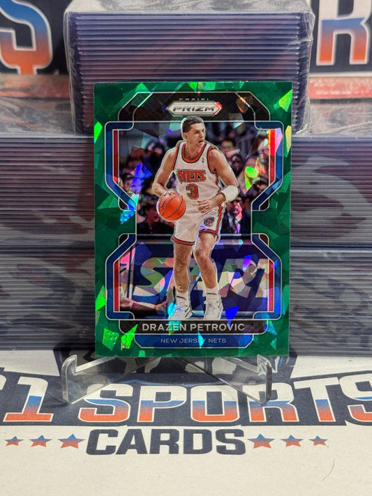 2021 Panini Prizm (Green Ice Prizm) Drazen Petrovic 292