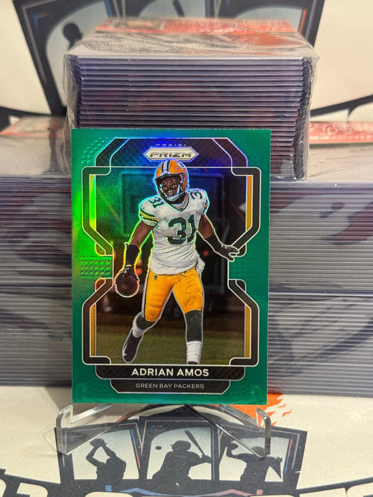 2021 Panini Prizm (Green Prizm) Adrian Amos #143