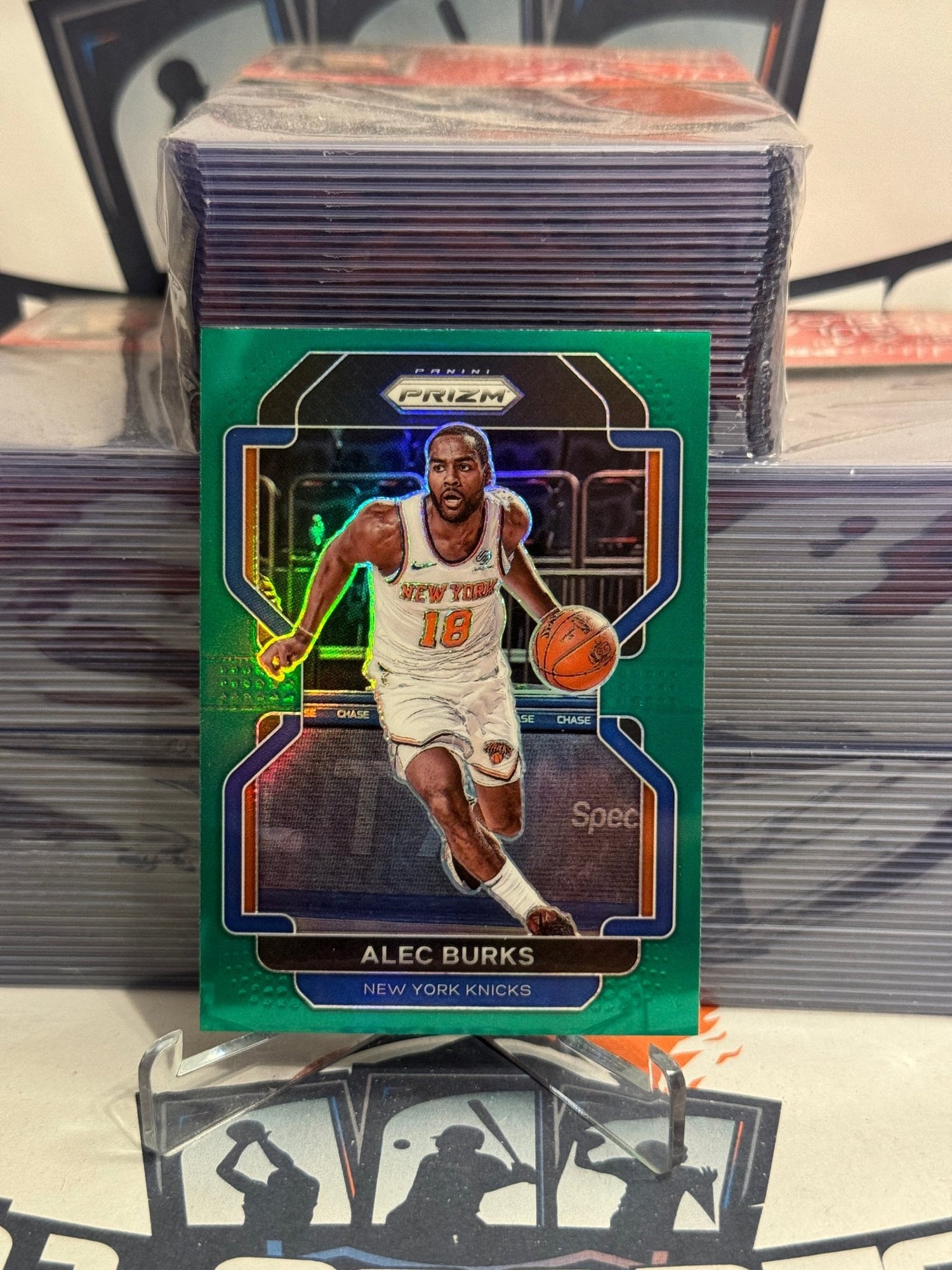 2021 Panini Prizm (Green Prizm) Alec Burks #65