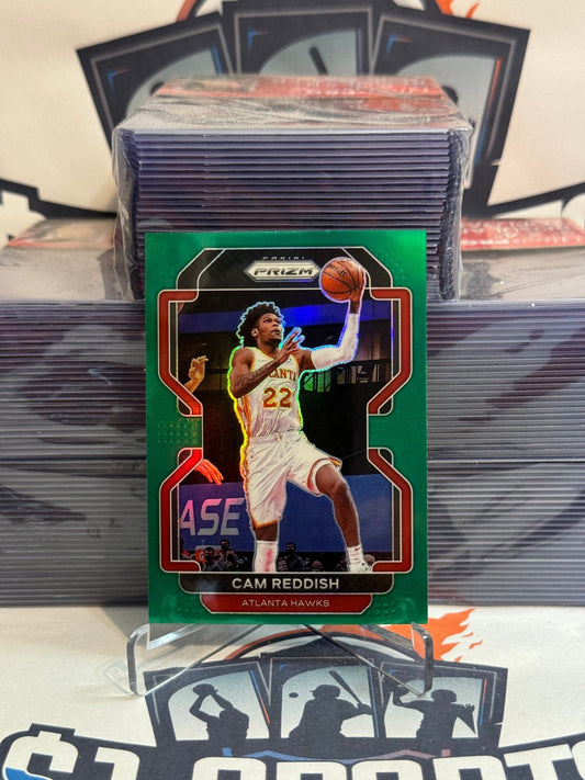 2021 Panini Prizm (Green Prizm) Cam Reddish #21