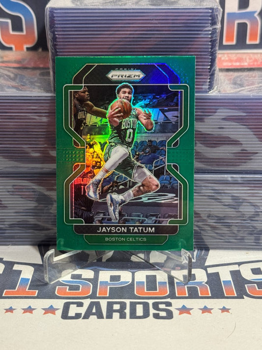 2021 Panini Prizm (Green Prizm) Jayson Tatum 13