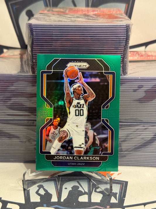 2021 Panini Prizm (Green Prizm) Jordan Clarkson #127