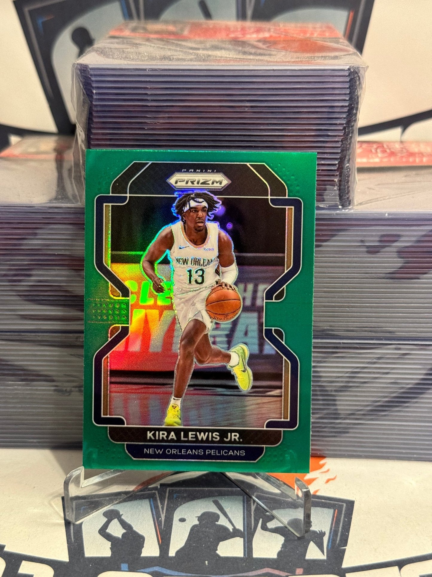 2021 Panini Prizm (Green Prizm) Kira Lewis Jr. #63