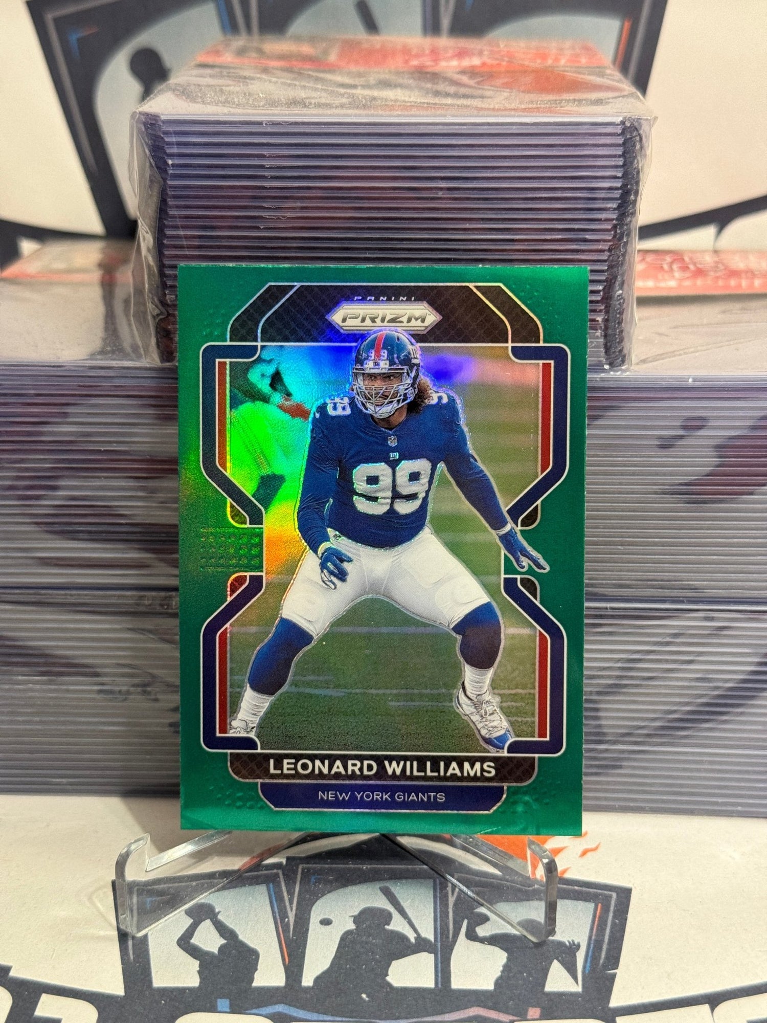 2021 Panini Prizm (Green Prizm) Leonard Williams #233