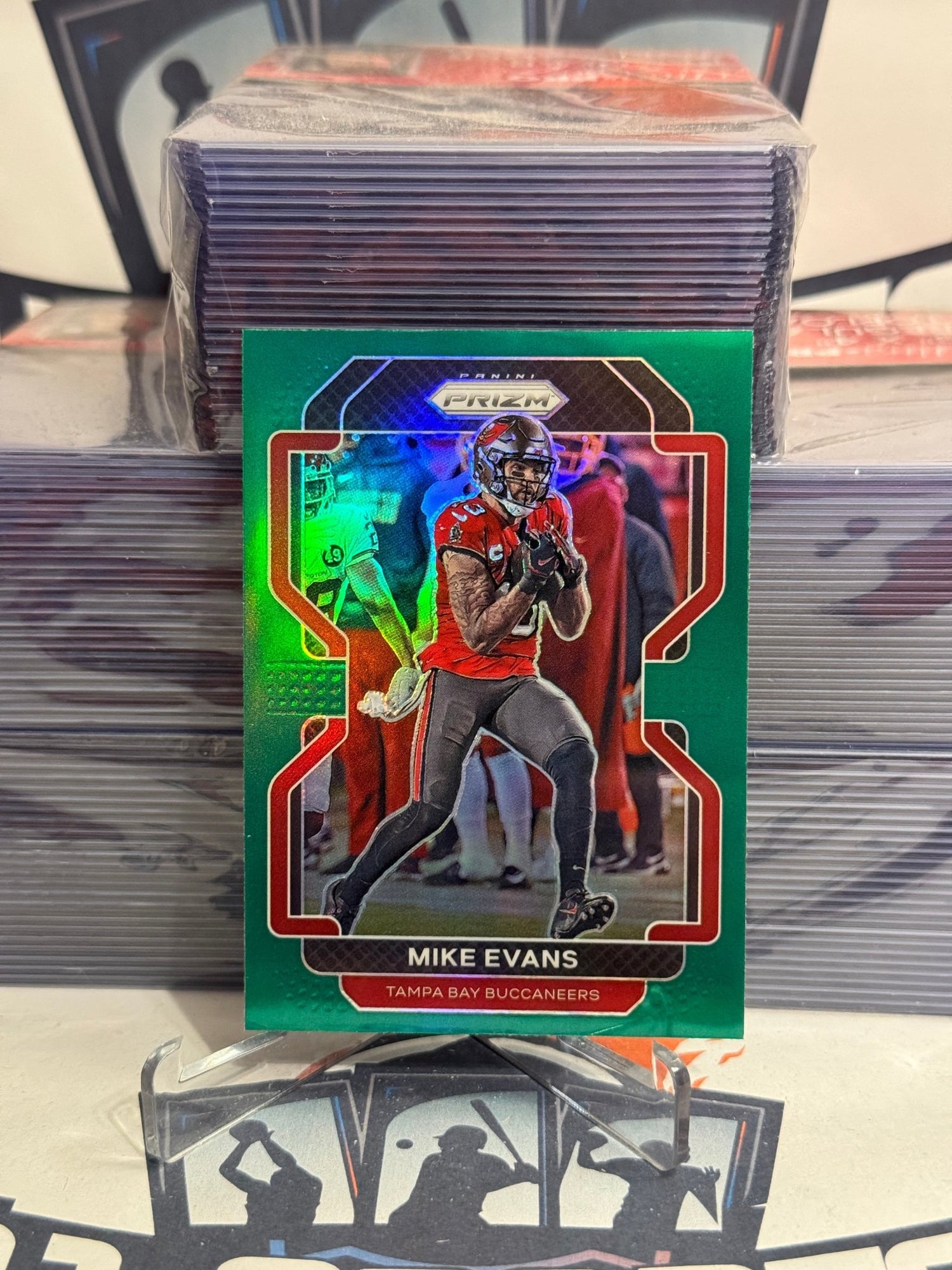 2021 Panini Prizm (Green Prizm) Mike Evans #290