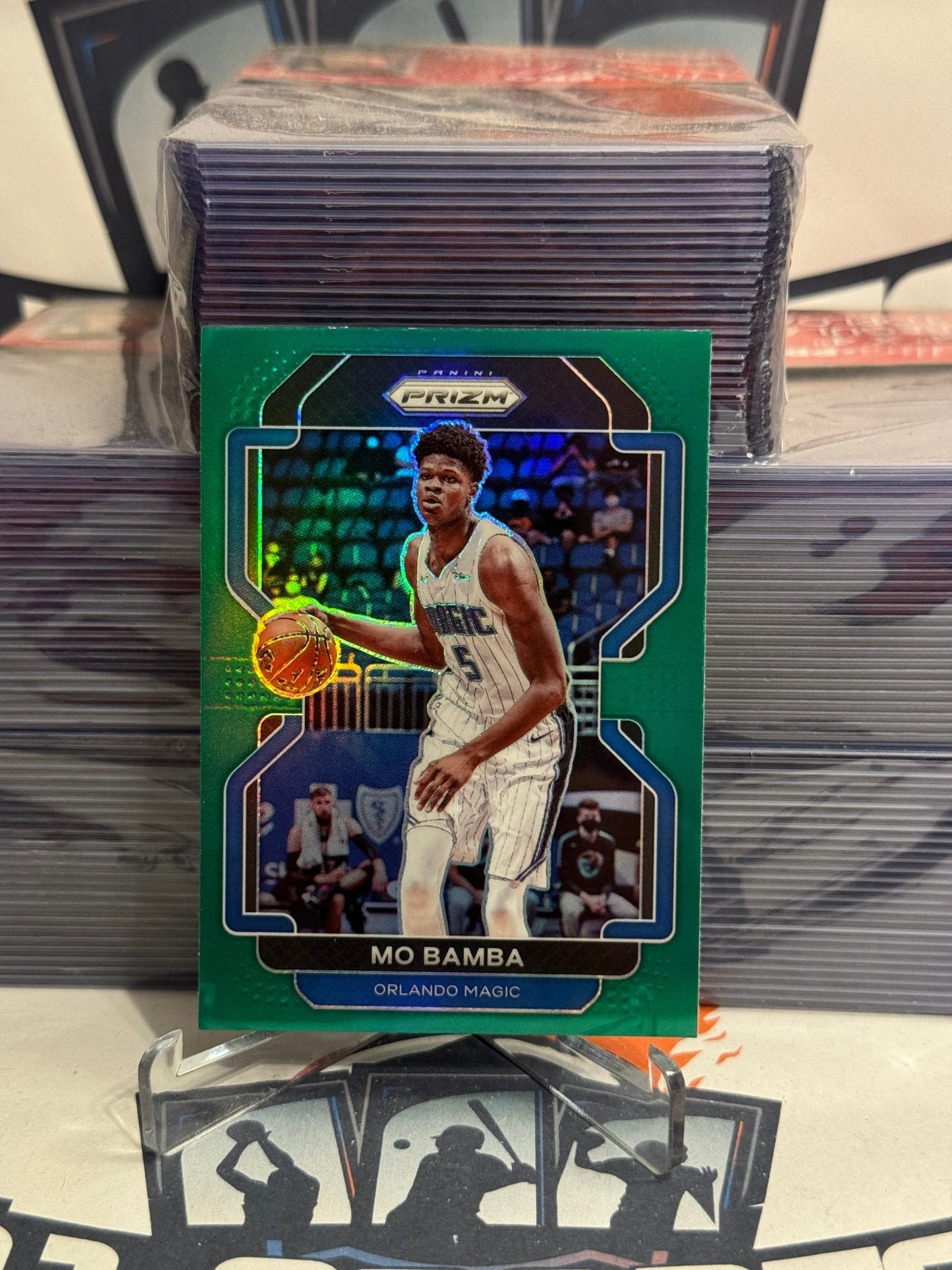 2021 Panini Prizm (Green Prizm) Mo Bamba #42