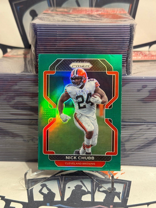 2021 Panini Prizm (Green Prizm) Nick Chubb #264