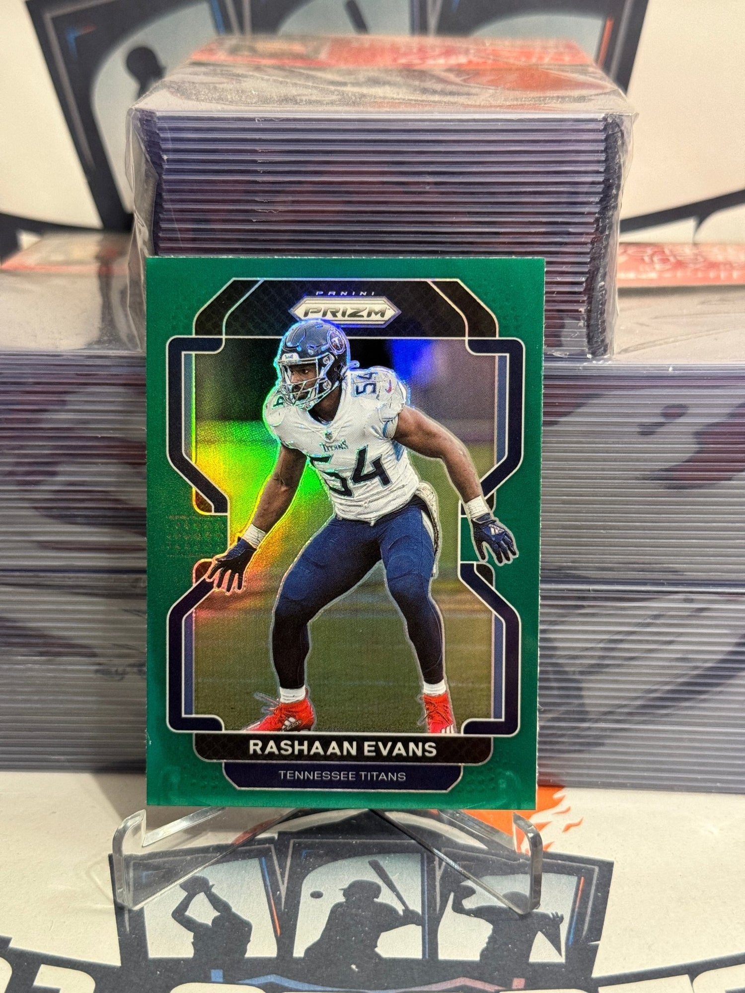 2021 Panini Prizm (Green Prizm) Rashaan Evans #6