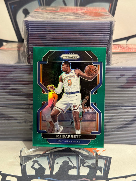 2021 Panini Prizm (Green Prizm) RJ Barrett #201