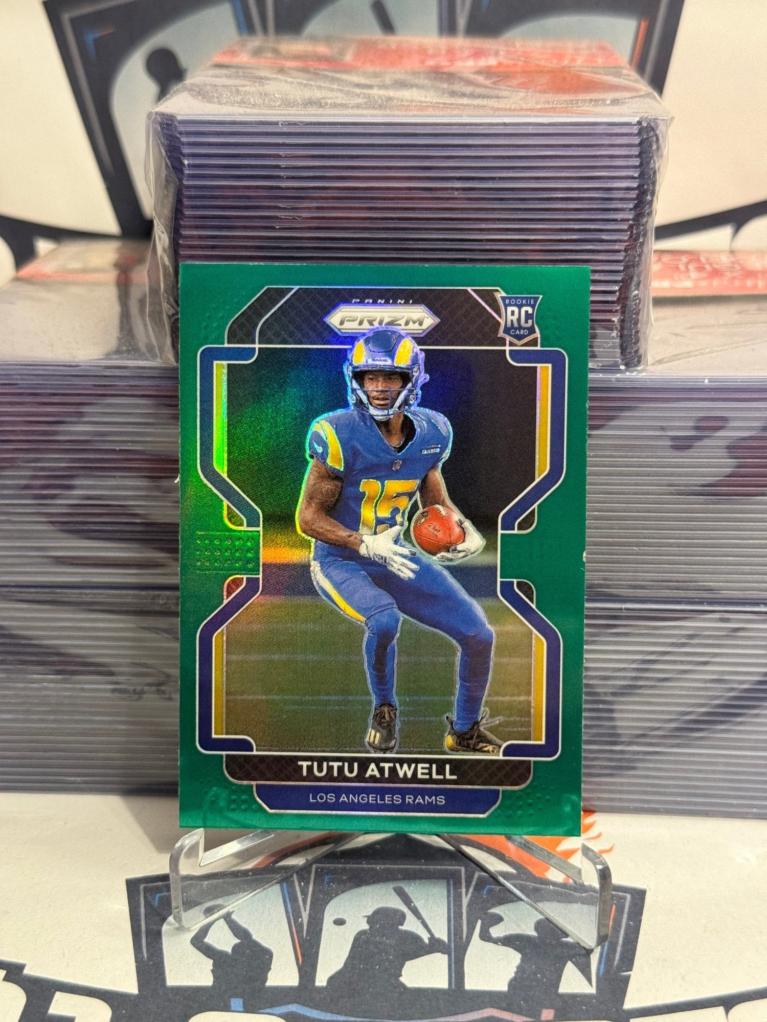 2021 Panini Prizm (Green Prizm) Tutu Atwell Rookie #350