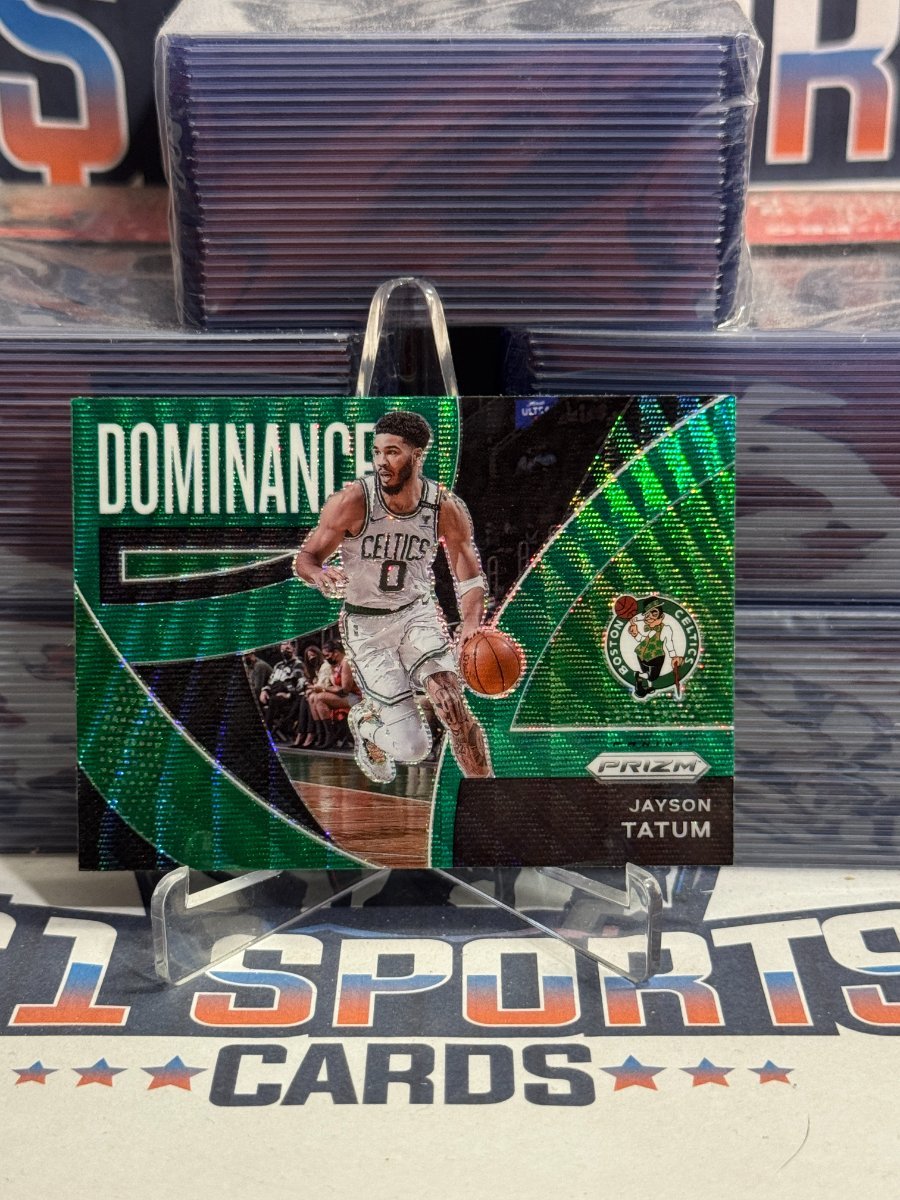 2021 Panini Prizm (Green Wave Prizm) Jayson Tatum 5