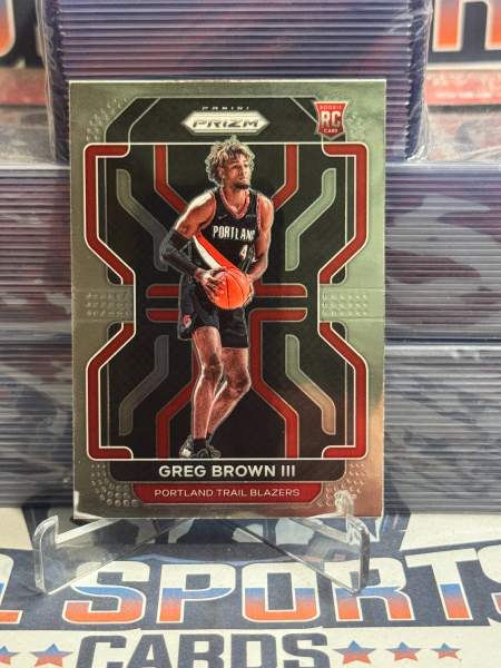 2021 Panini Prizm Greg Brown III Rookie #291