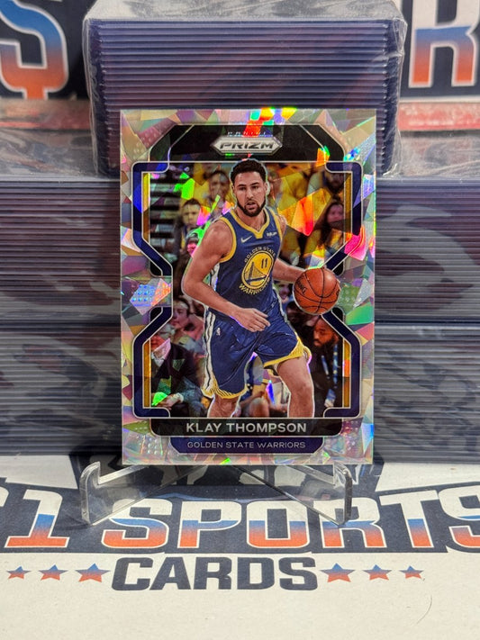 2021 Panini Prizm (Ice Prizm) Klay Thompson 92