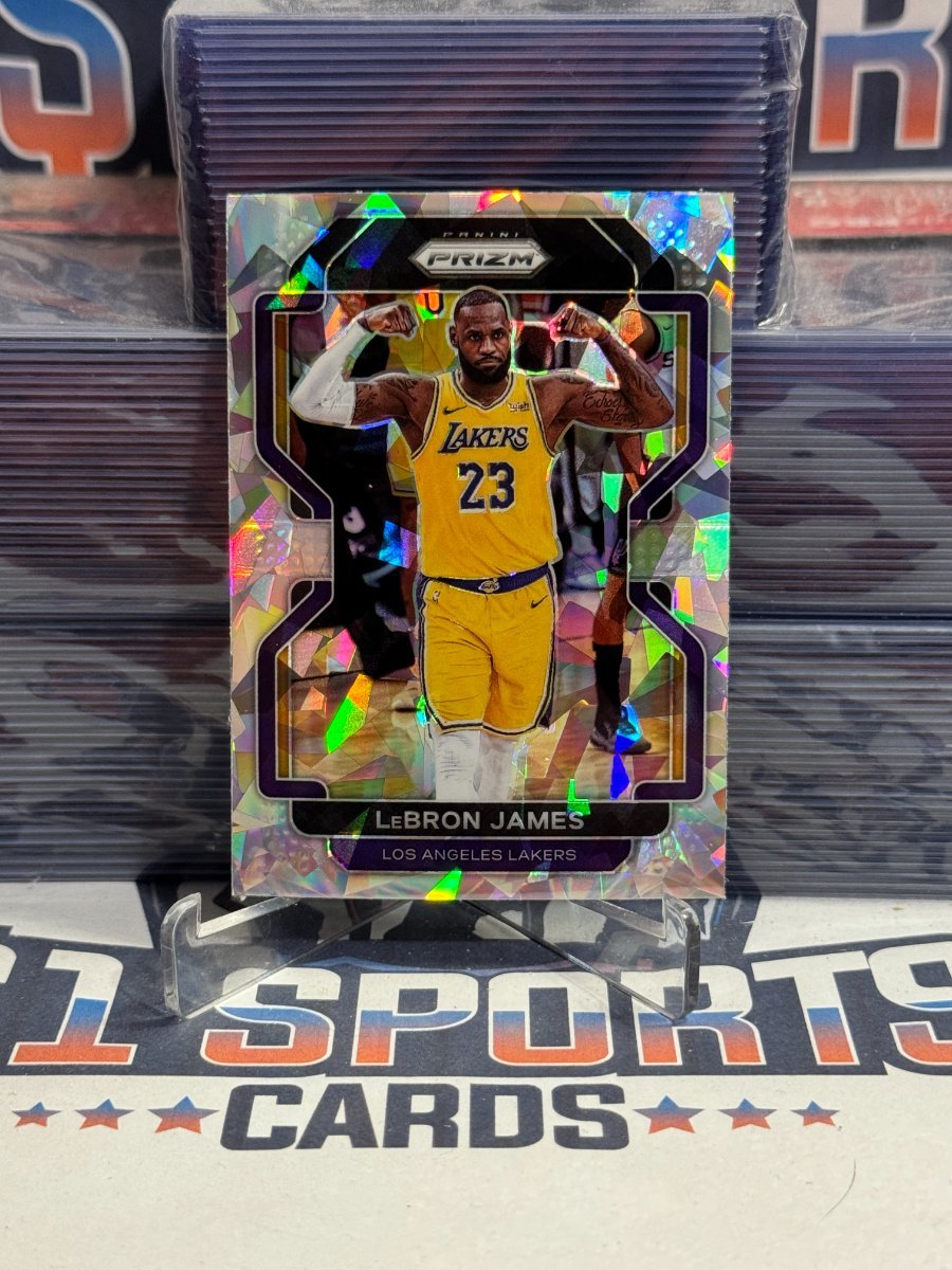 2021 Panini Prizm (Ice Prizm) LeBron James 91
