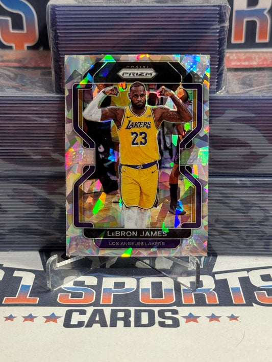 2021 Panini Prizm (Ice Prizm) LeBron James 91