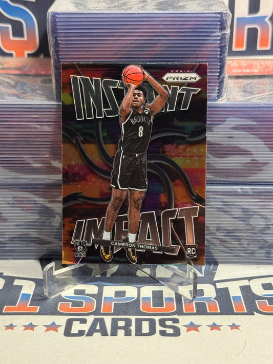 2021 Panini Prizm (Instant Impact) Cameron Thomas Rookie 2