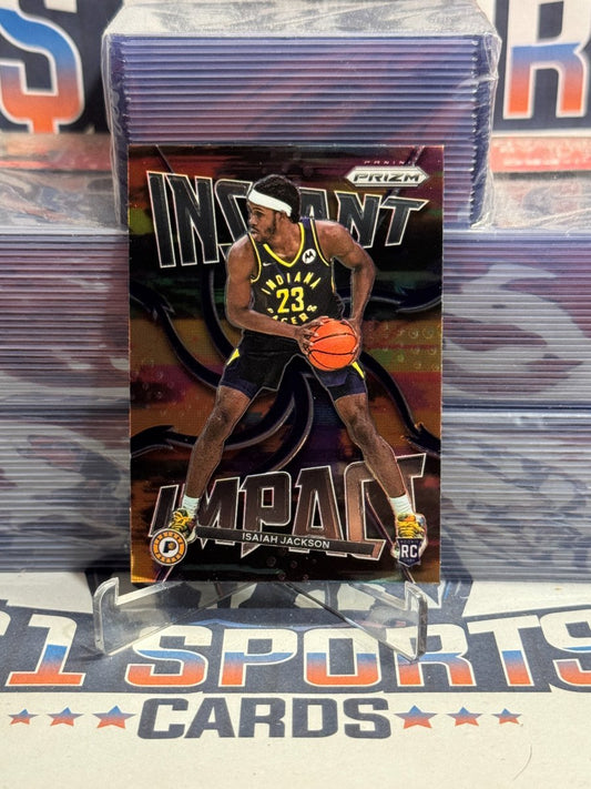 2021 Panini Prizm (Instant Impact) Isaiah Jackson Rookie 9
