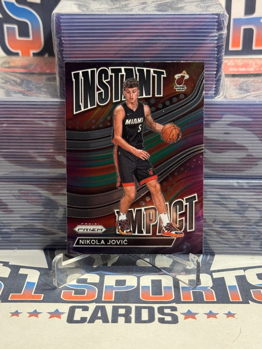 2021 Panini Prizm (Instant Impact) Nikola Jovic Rookie 7