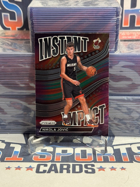 2021 Panini Prizm (Instant Impact) Nikola Jovic Rookie 7