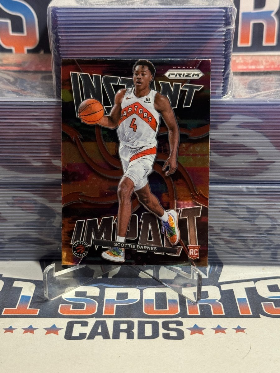 2021 Panini Prizm (Instant Impact) Scottie Barnes Rookie 16