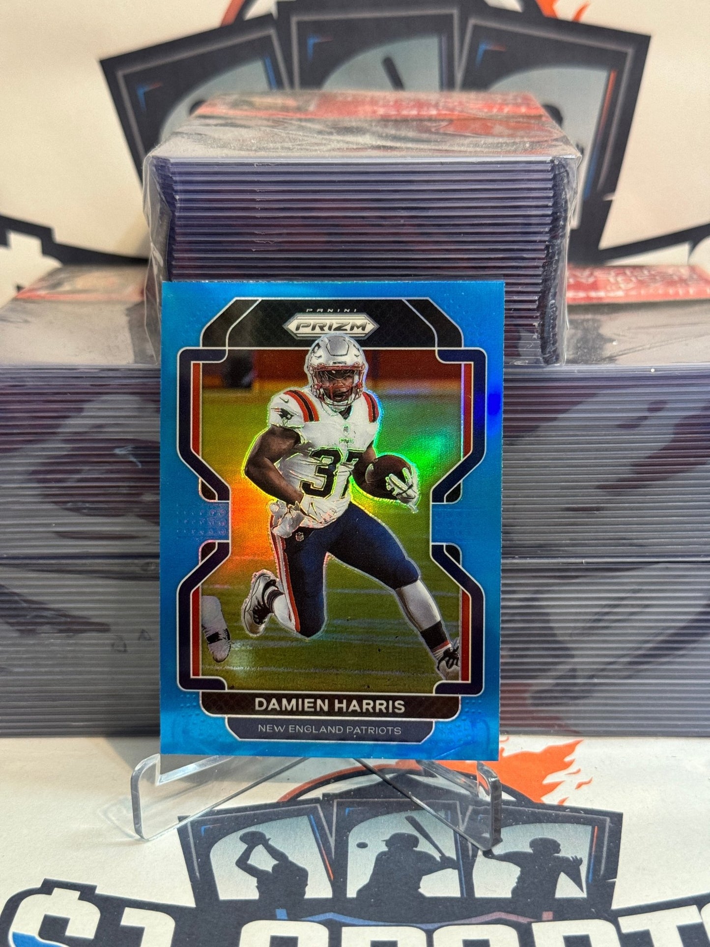 2021 Panini Prizm (Light Blue Prizm) Damien Harris #99