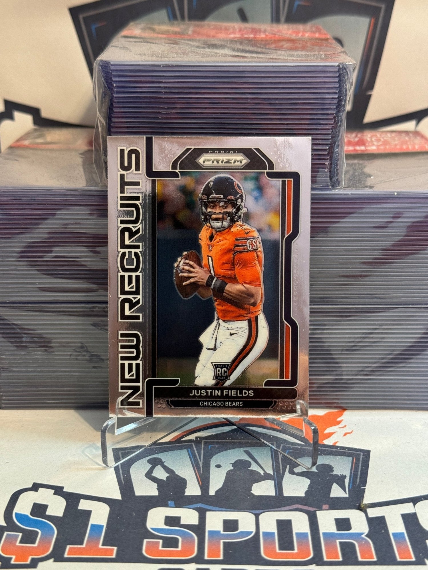 2021 Panini Prizm (New Recruits) Justin Fields Rookie #NR - 4