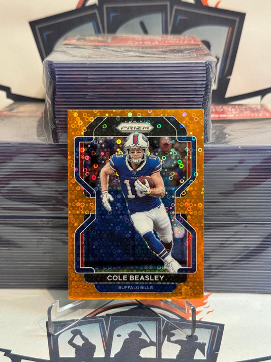 2021 Panini Prizm (Orange Disco Prizm) Cole Beasley #115