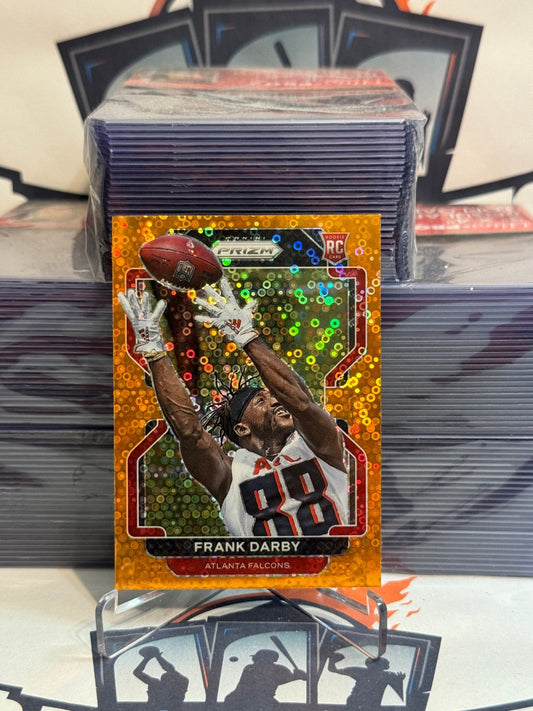 2021 Panini Prizm (Orange Disco Prizm) Frank Darby Rookie #406