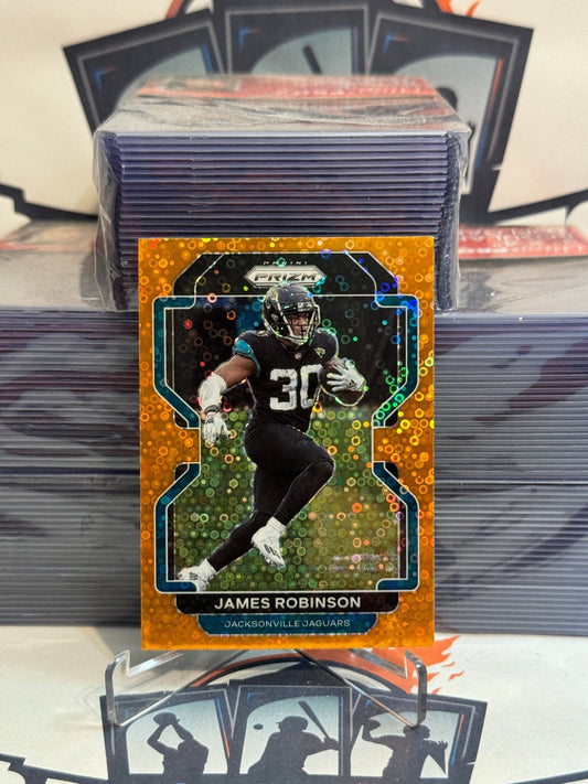 2021 Panini Prizm (Orange Disco Prizm) James Robinson #14