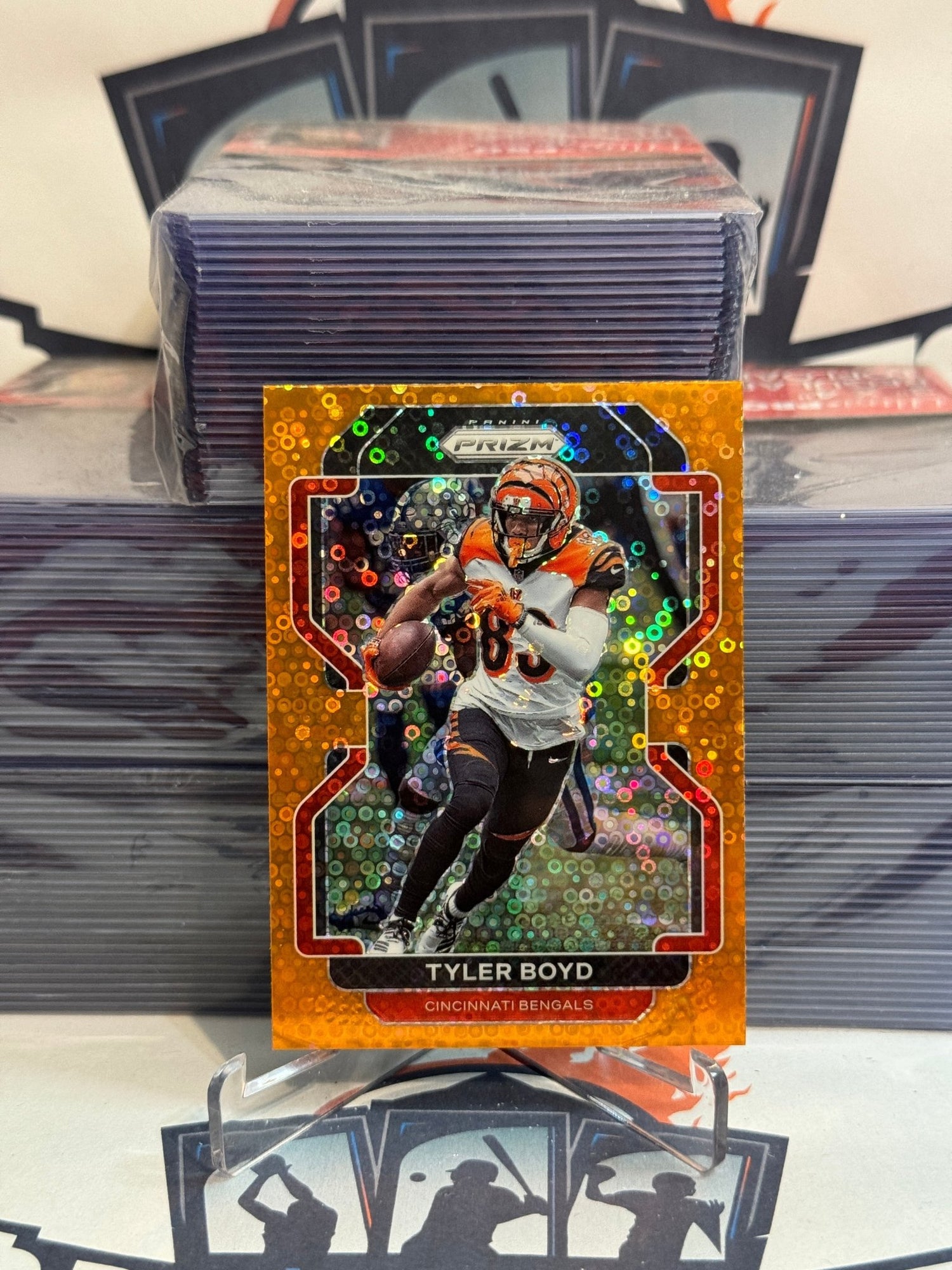 2021 Panini Prizm (Orange Disco Prizm) Tyler Boyd #270