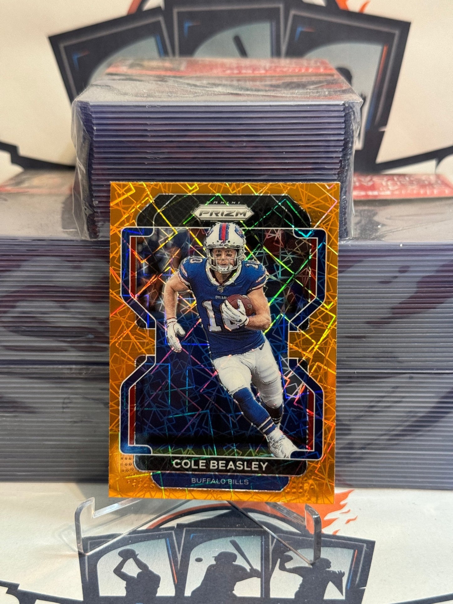 2021 Panini Prizm (Orange Lazer Prizm) Cole Beasley #115