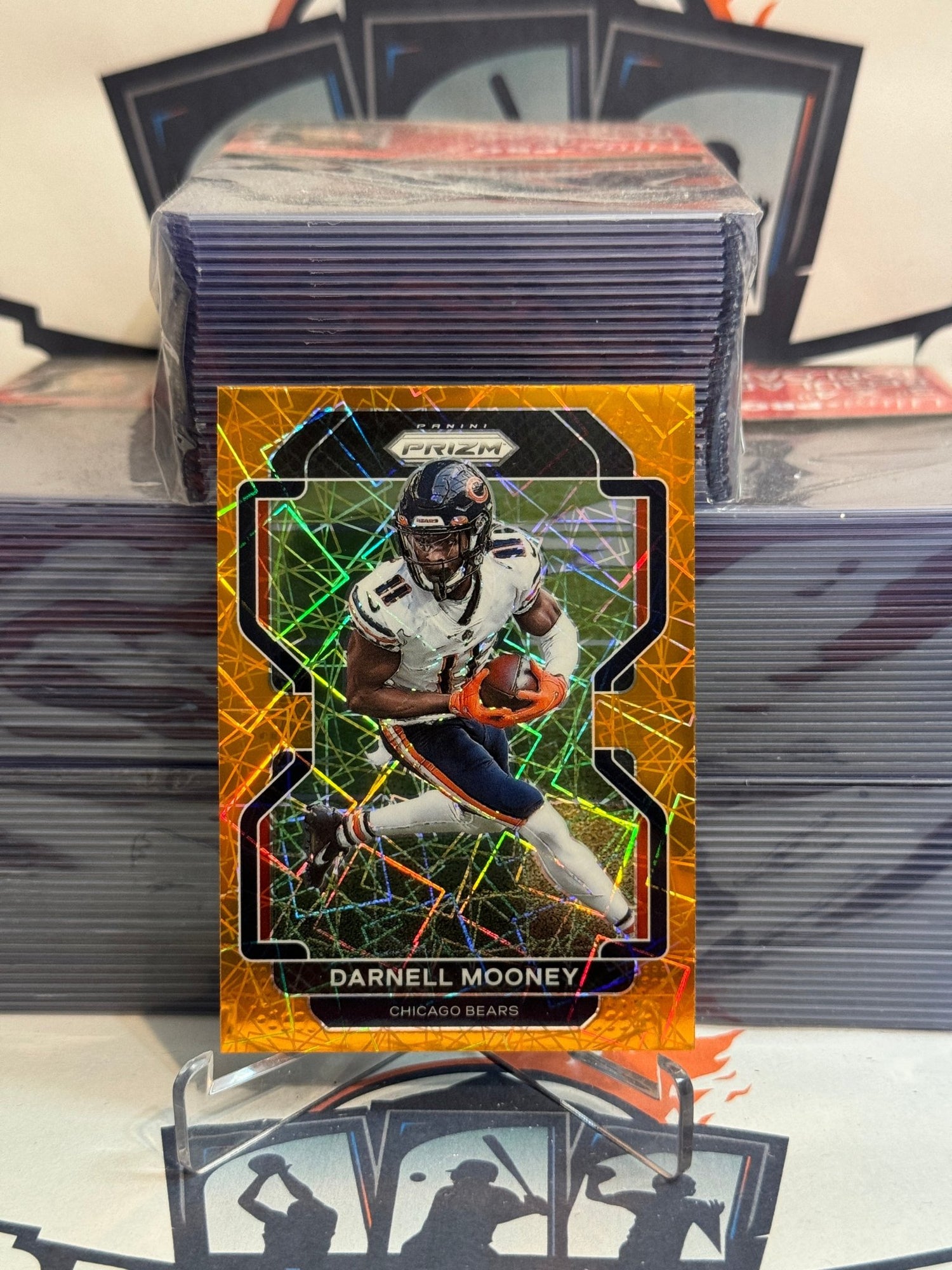 2021 Panini Prizm (Orange Lazer Prizm) Darnell Mooney #157