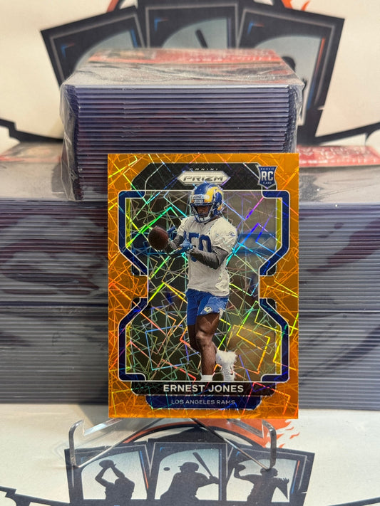 2021 Panini Prizm (Orange Lazer Prizm) Ernest Jones Rookie #421