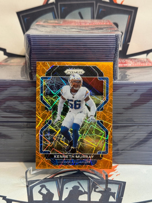 2021 Panini Prizm (Orange Lazer Prizm) Kenneth Murray #172