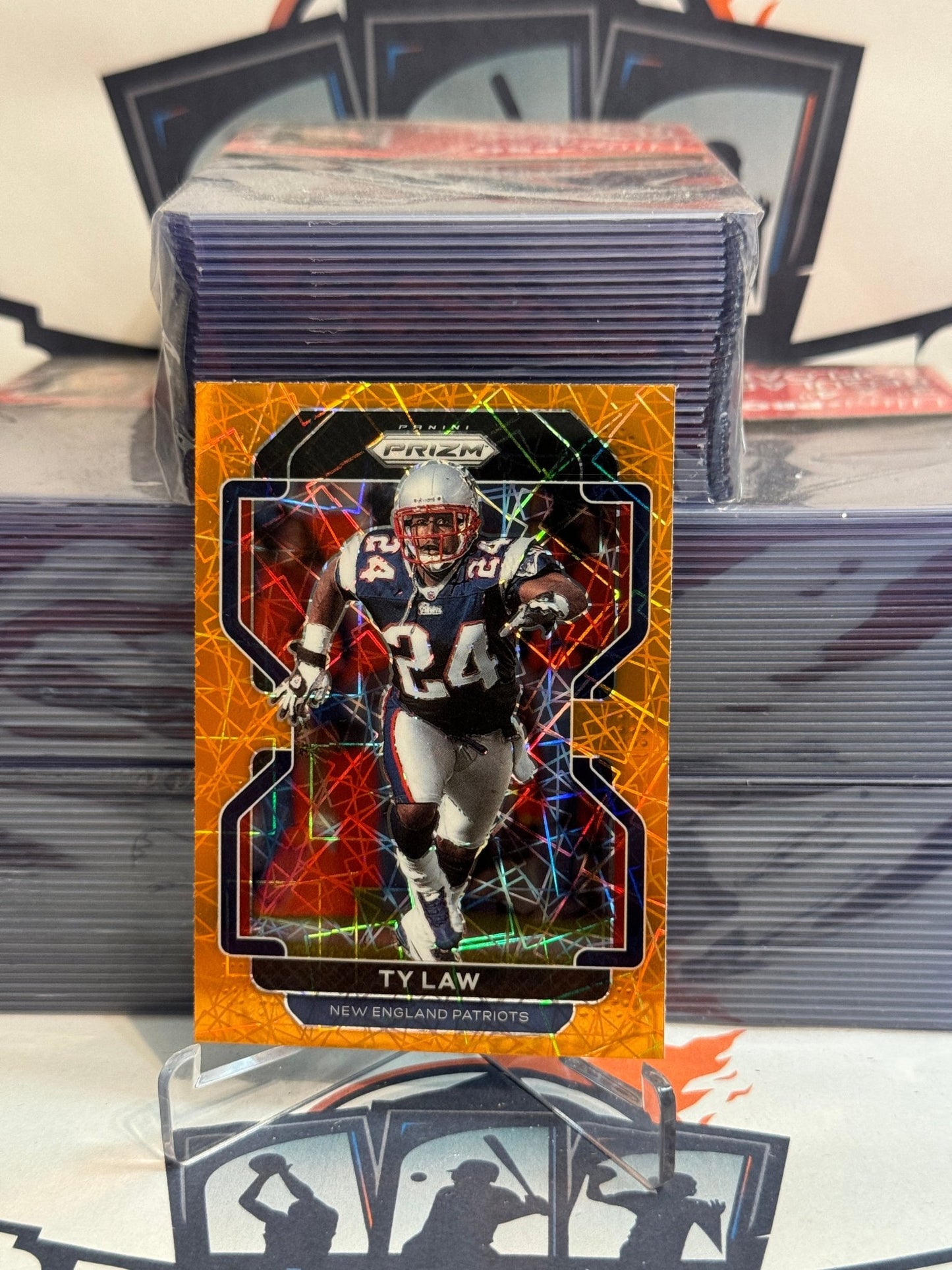 2021 Panini Prizm (Orange Lazer Prizm) Ty Law #103