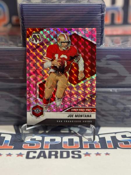 2021 Panini Prizm (Pink Camo Prizm, Super Bowl MVPs) Joe Montana 292