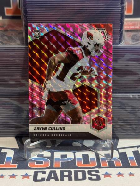 2021 Panini Prizm (Pink Camo Prizm) Zaven Collins Rookie 363