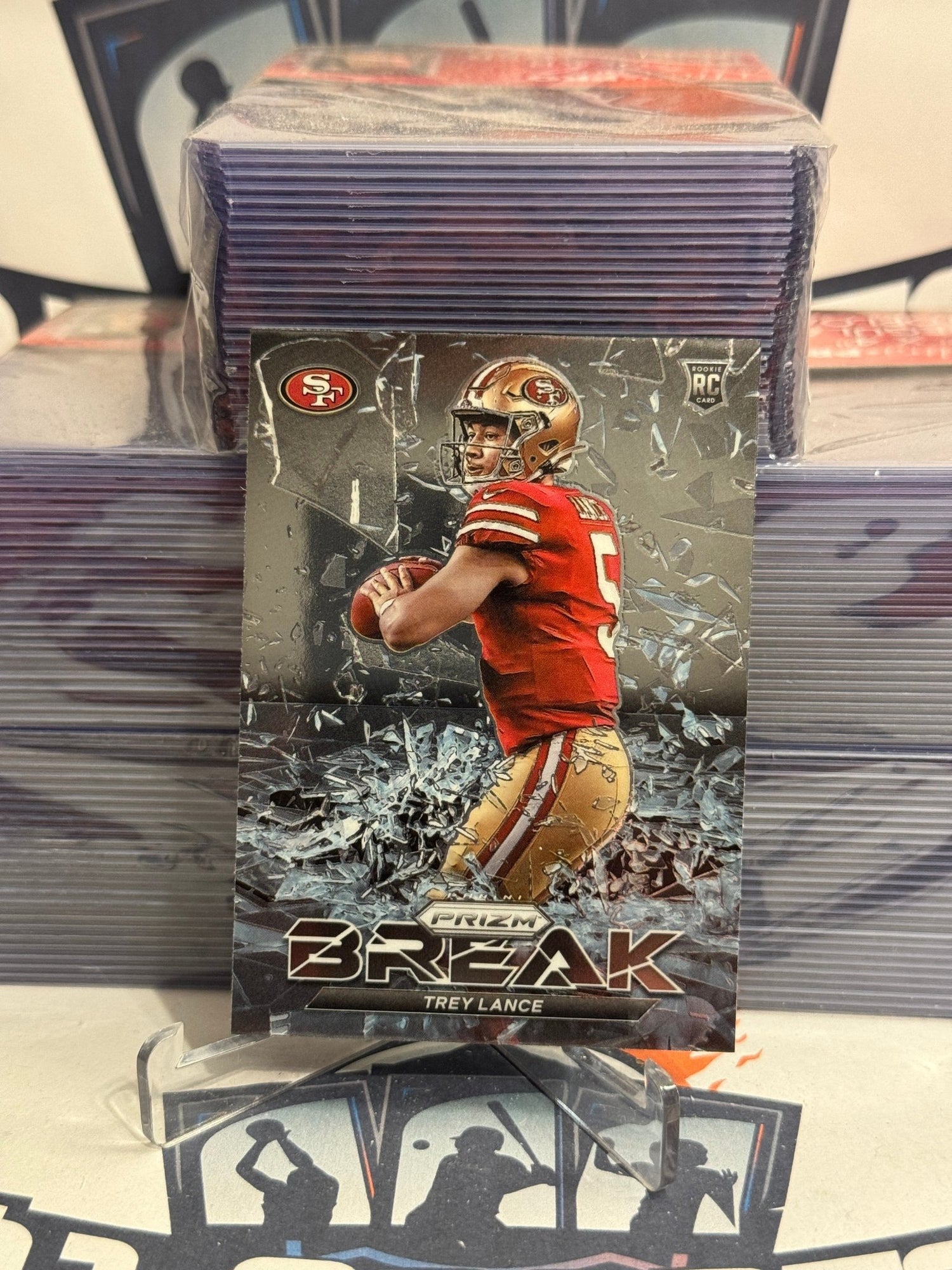 2021 Panini Prizm (Prizm Break) Trey Lance Rookie #PB-7